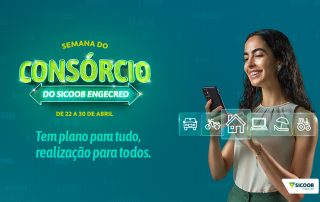 Banner de divulgação da campanha Semana do Consórcio